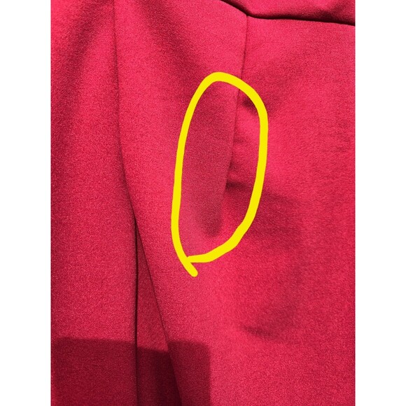 Ashley Stewart Flounce Ruffle Mermaid Dress Tiered Women's Red New Sz 14/16 - Picture 6 of 10